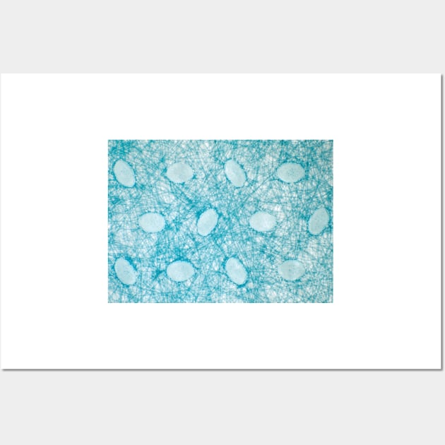 Disposable protective face mask under the microscope Wall Art by SDym Photography